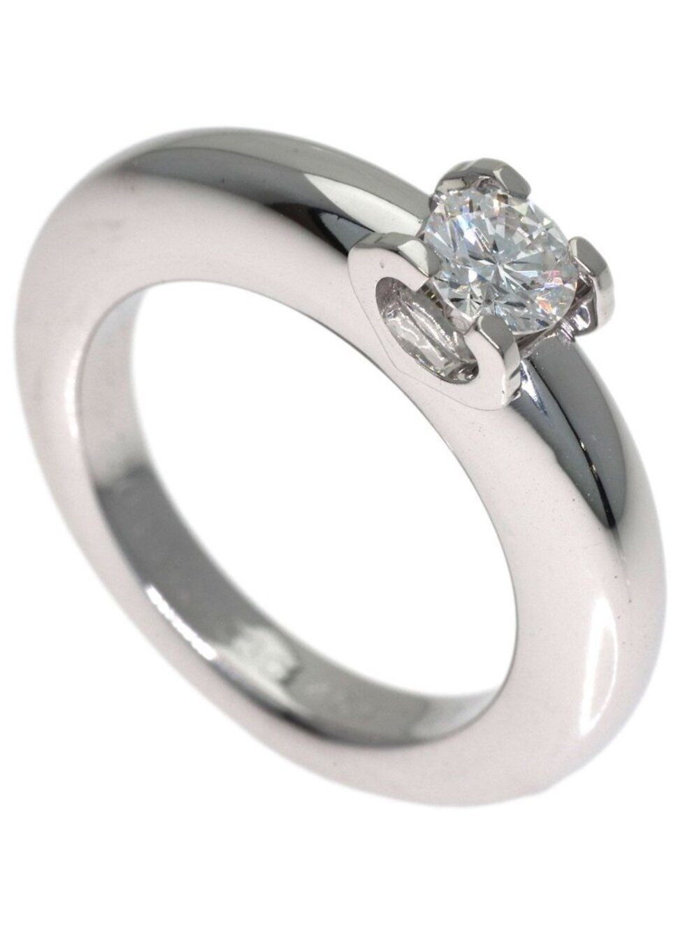 Cartier C de Cartier Diamond 45 Ring 18k White Gold